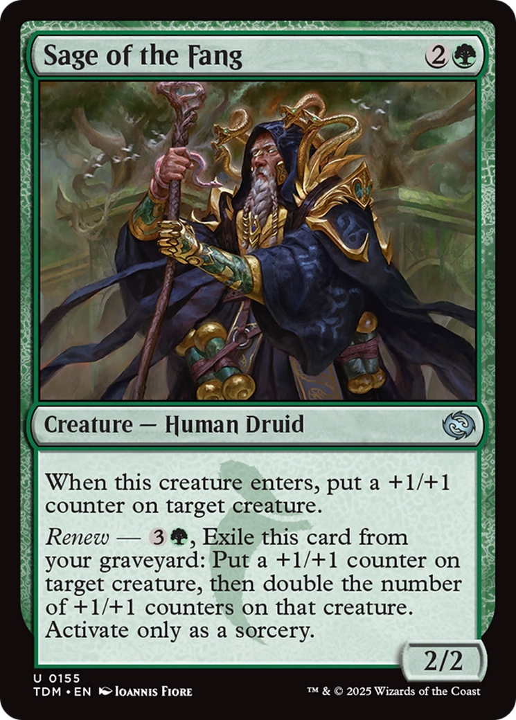 Sage of the Fang [Tarkir: Dragonstorm] | Pegasus Games WI