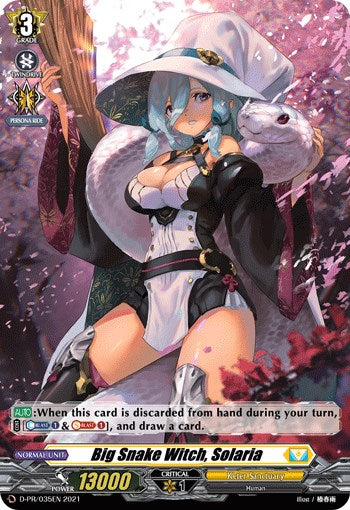 Big Snake Witch, Solaria (D-PR/035EN) [D Promo Cards] | Pegasus Games WI