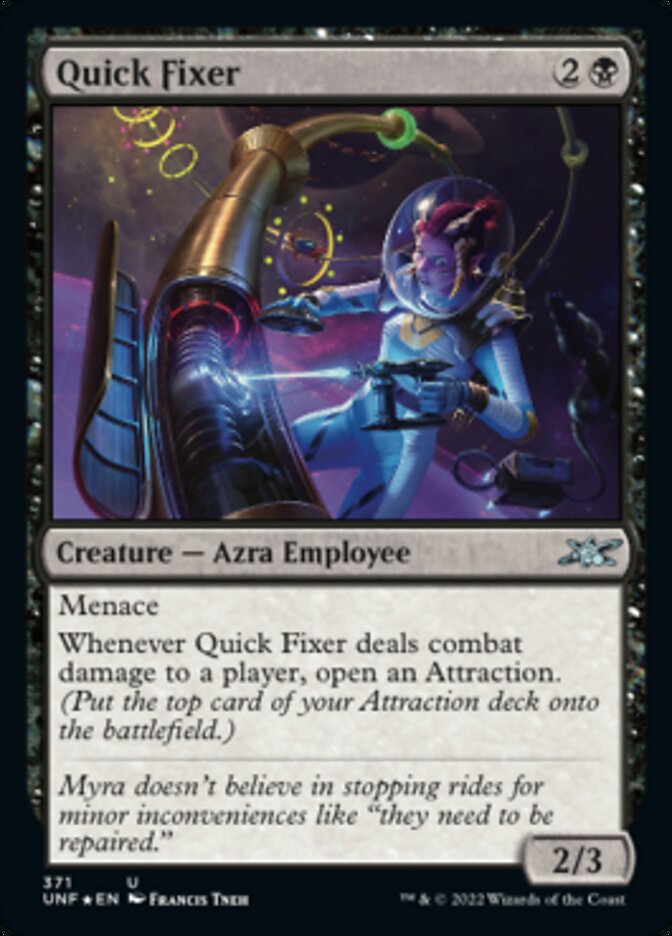 Quick Fixer (Galaxy Foil) [Unfinity] | Pegasus Games WI