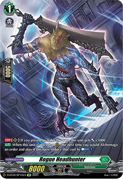 Rogue Headhunter (D-BT02/SP10EN) [A Brush with the Legends] | Pegasus Games WI