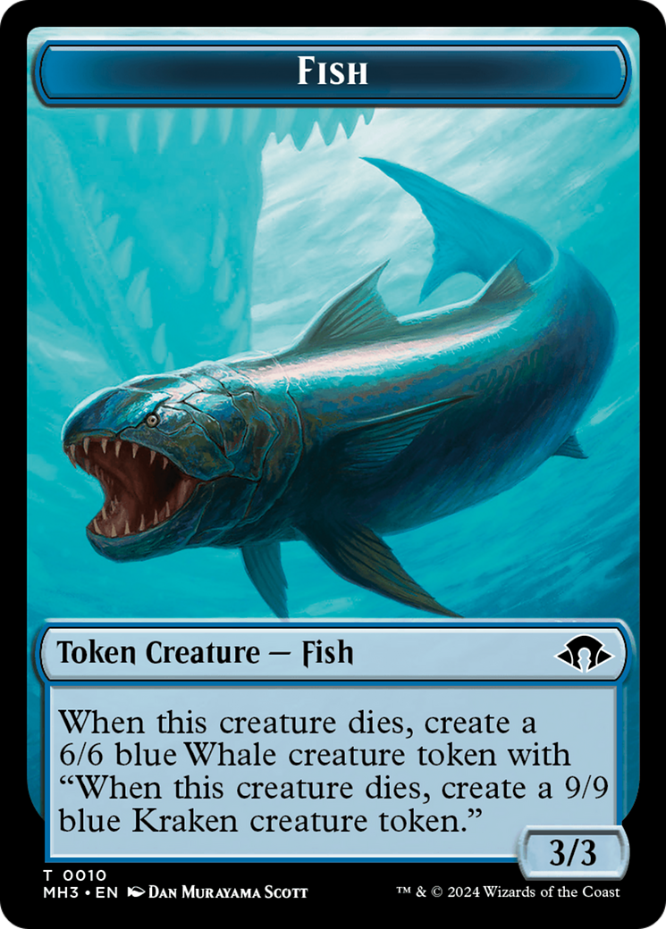 Fish Token [Modern Horizons 3 Tokens] | Pegasus Games WI