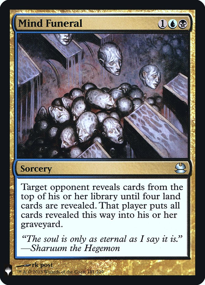 Mind Funeral [Mystery Booster] | Pegasus Games WI