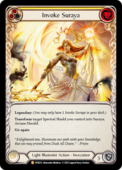 Invoke Suraya // Suraya, Archangel of Knowledge [DYN212] (Dynasty)  Rainbow Foil | Pegasus Games WI