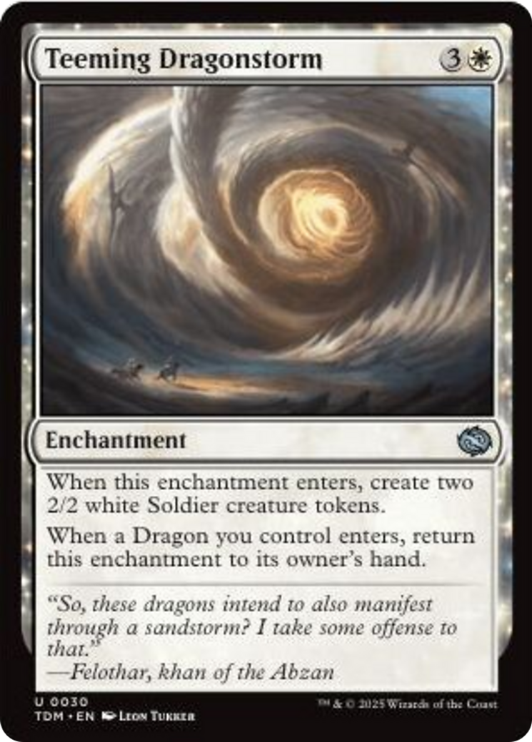 Teeming Dragonstorm [Tarkir: Dragonstorm] | Pegasus Games WI
