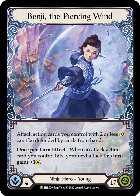 Benji, the Piercing Wind [HER026] (Promo)  Cold Foil | Pegasus Games WI