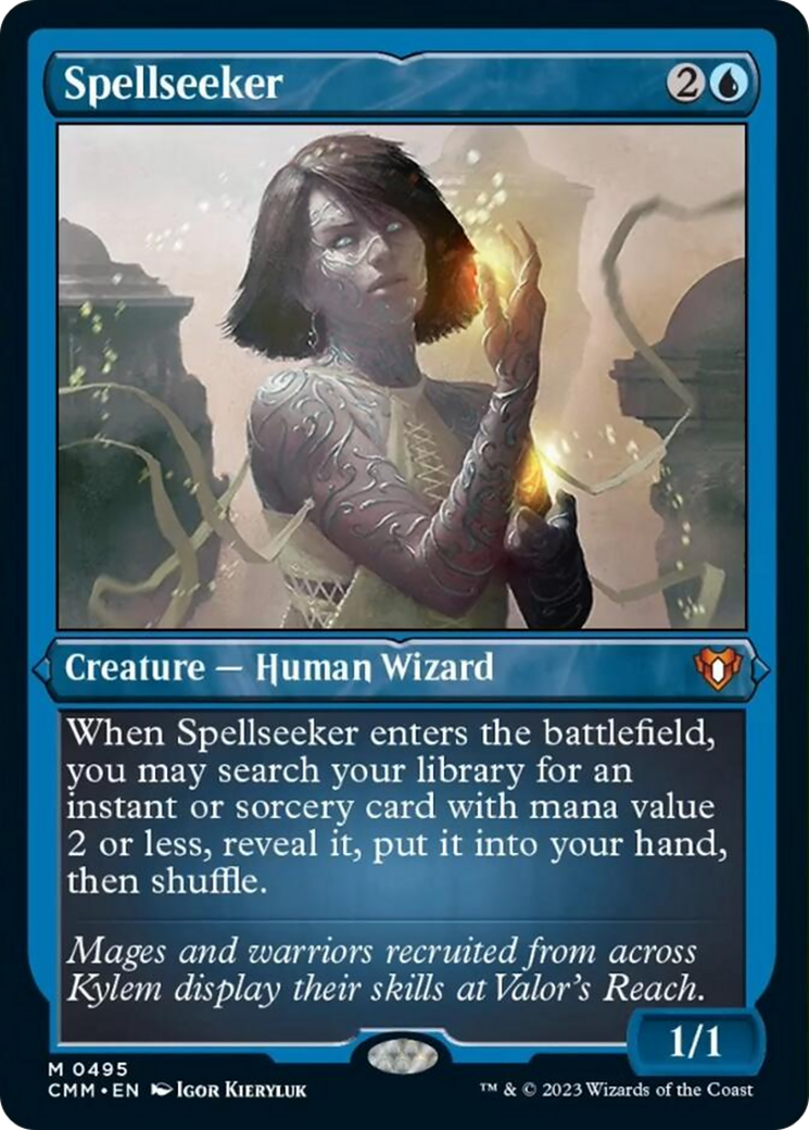 Spellseeker (Foil Etched) [Commander Masters] | Pegasus Games WI
