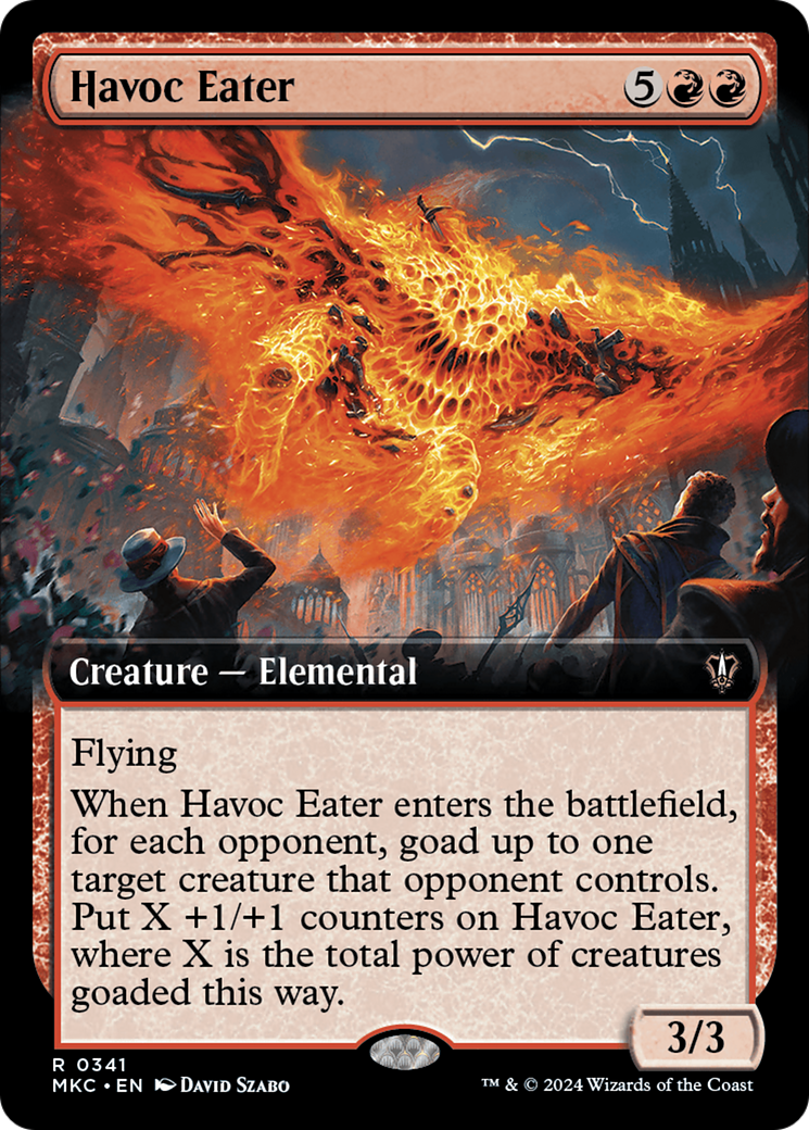 Havoc Eater (Extended Art) [Murders at Karlov Manor Commander] | Pegasus Games WI