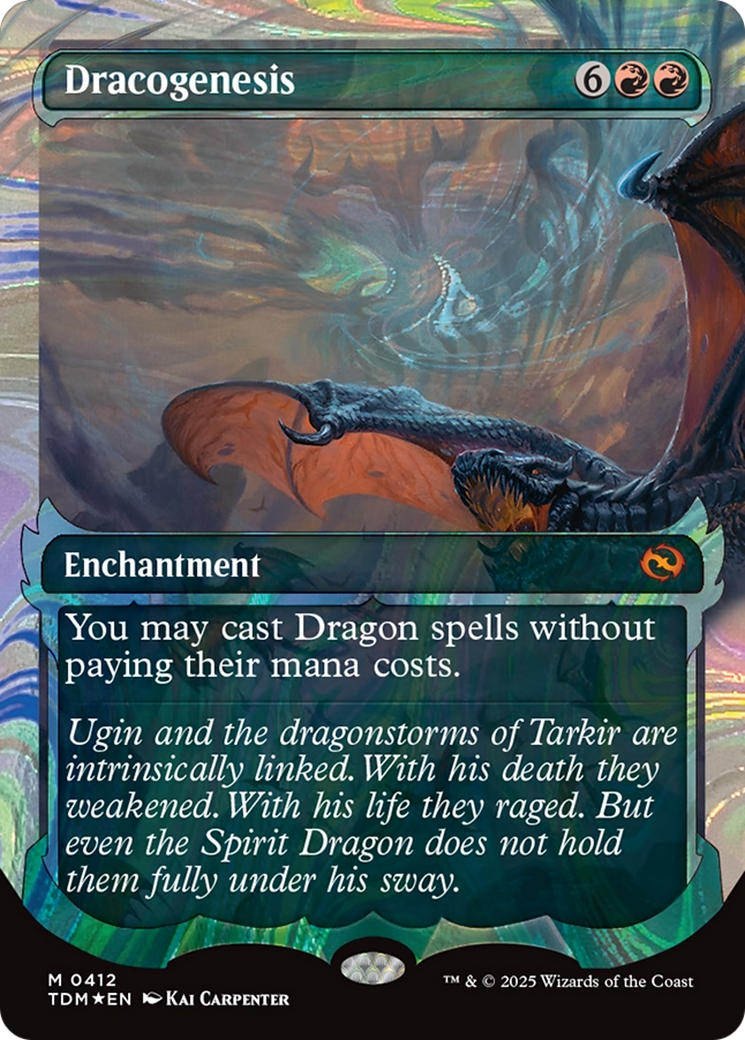 Dracogenesis (0412) (Showcase) (Halo Foil) [Tarkir: Dragonstorm] | Pegasus Games WI