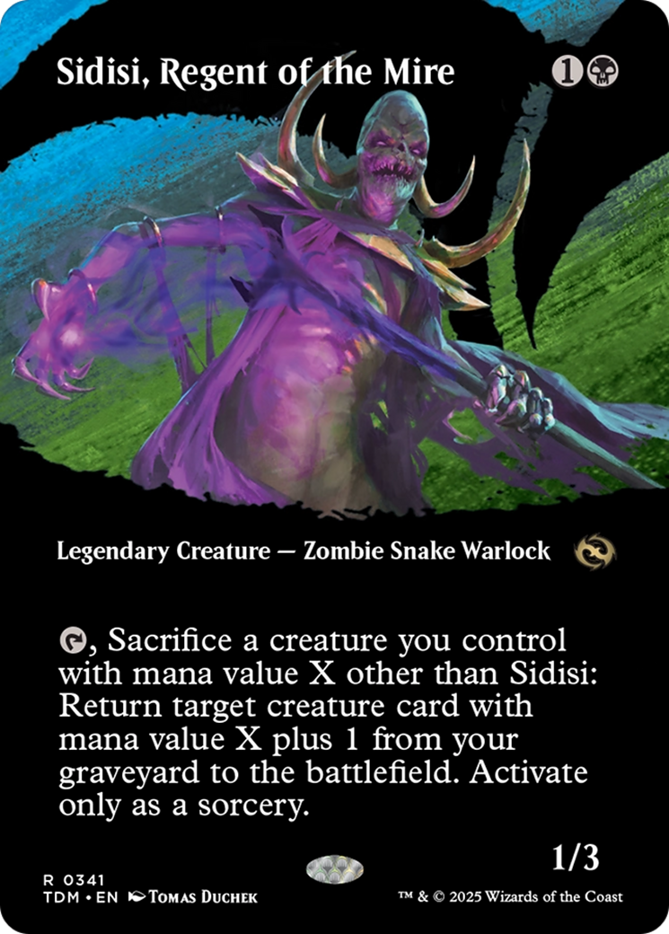 Sidisi, Regent of the Mire (Borderless) [Tarkir: Dragonstorm] | Pegasus Games WI