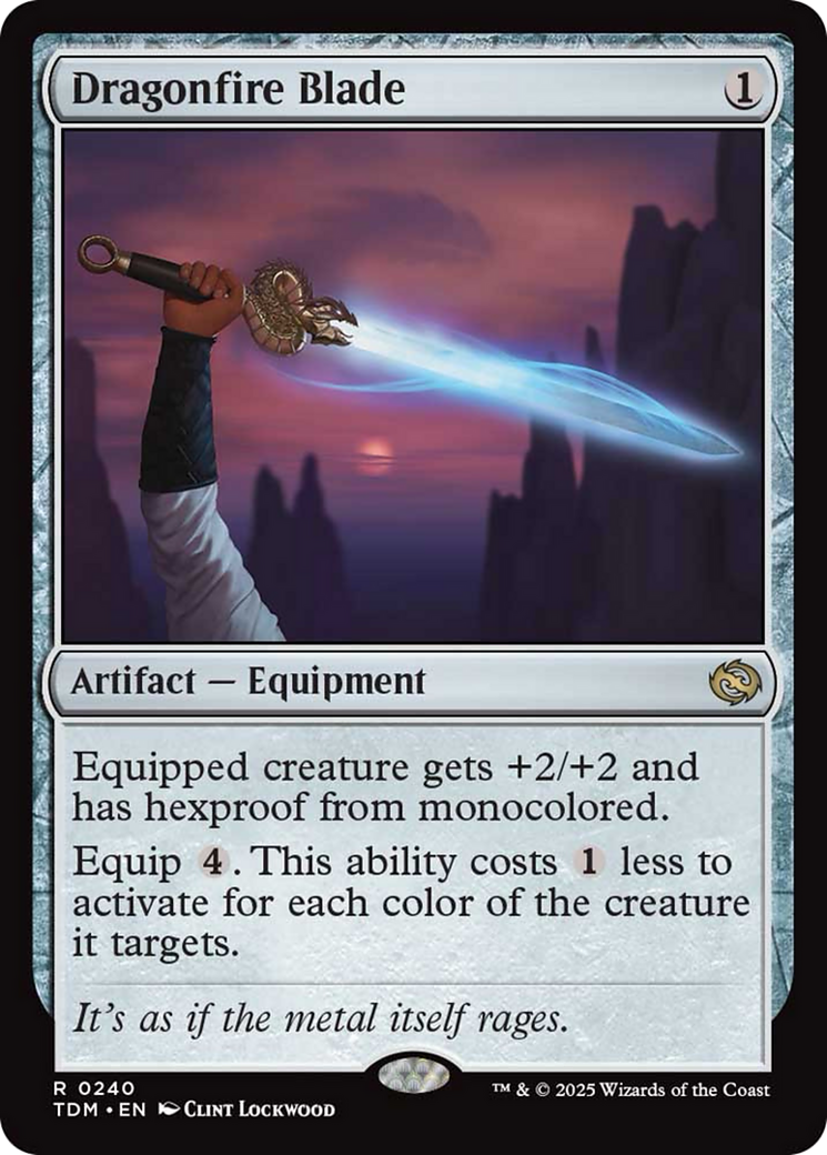 Dragonfire Blade [Tarkir: Dragonstorm] | Pegasus Games WI