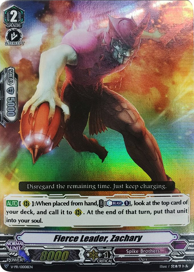 Fierce Leader, Zachary (V-PR/0008EN) [V Promo Cards] | Pegasus Games WI