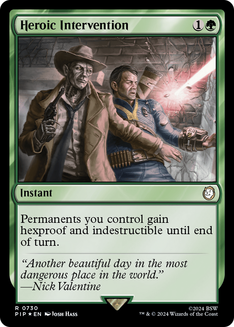 Heroic Intervention (Surge Foil) [Fallout] | Pegasus Games WI