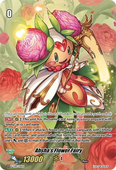 Ahsha's Flower Fairy (V-TD12/T01EN) [Ahsha] | Pegasus Games WI