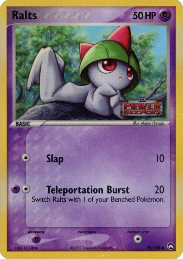 Ralts (59/108) (Stamped) [EX: Power Keepers] | Pegasus Games WI