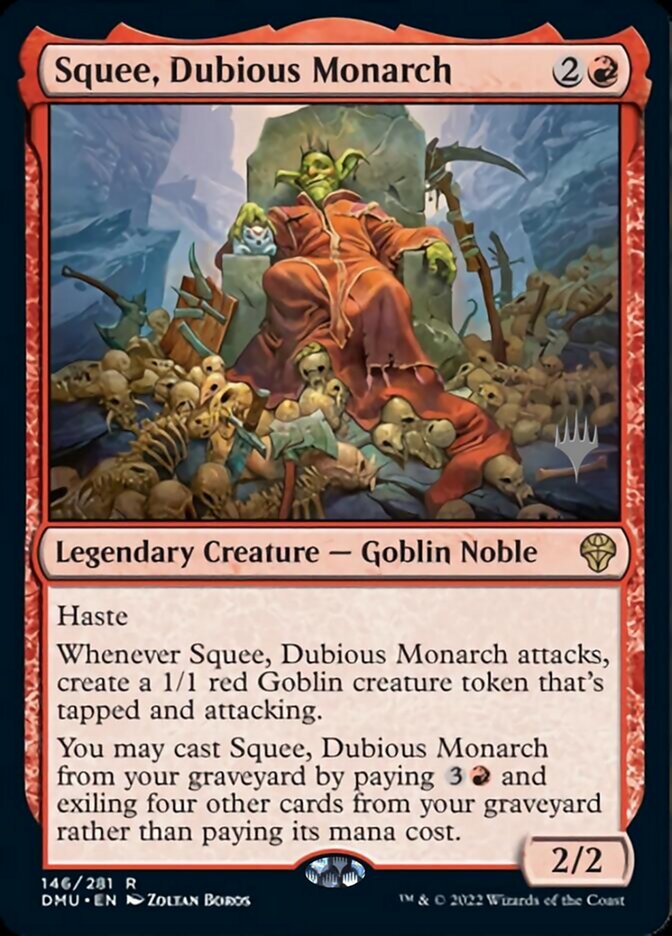 Squee, Dubious Monarch (Promo Pack) [Dominaria United Promos] | Pegasus Games WI