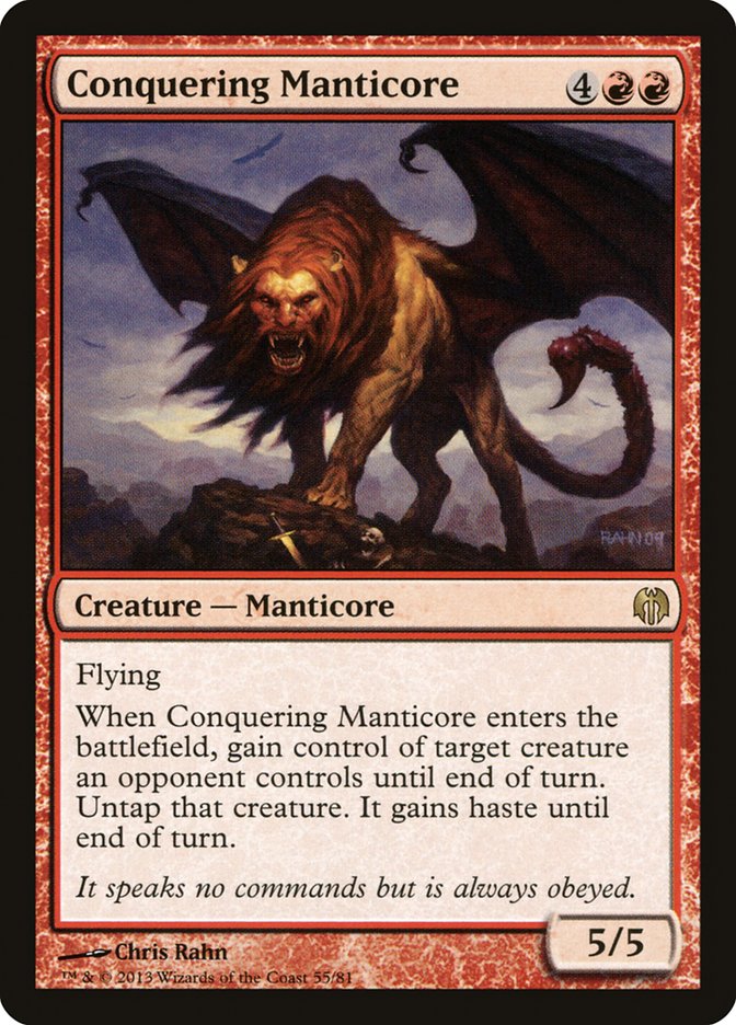 Conquering Manticore [Duel Decks: Heroes vs. Monsters] | Pegasus Games WI