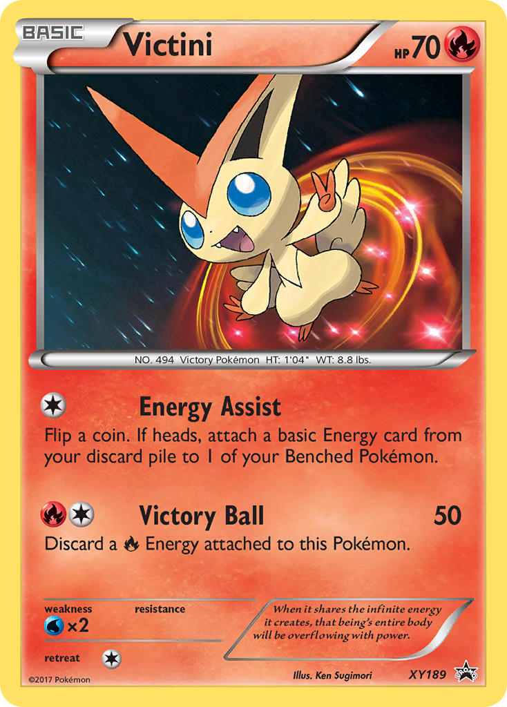 Victini (XY189) [XY: Black Star Promos] | Pegasus Games WI