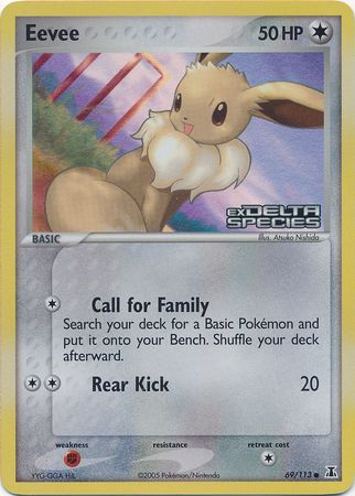 Eevee (69/113) (Stamped) [EX: Delta Species] | Pegasus Games WI