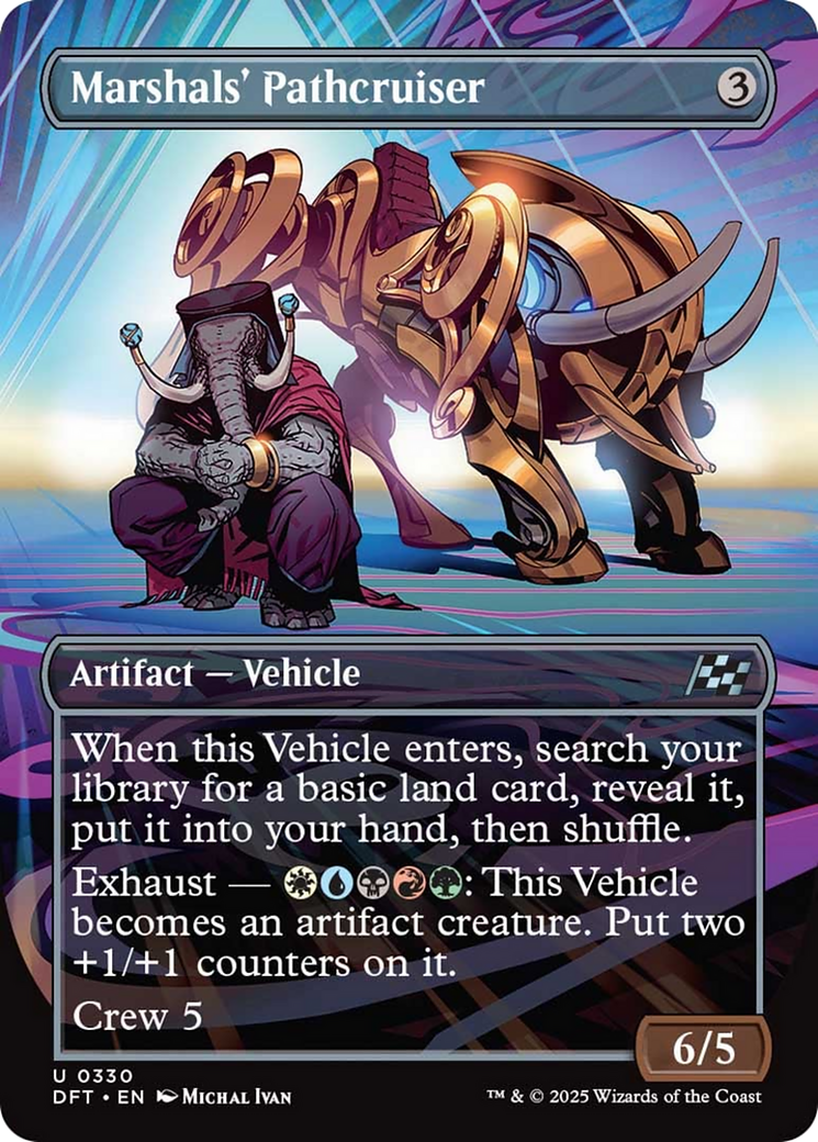 Marshals' Pathcruiser (Borderless) [Aetherdrift] | Pegasus Games WI