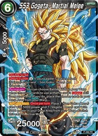 SS3 Gogeta, Martial Melee (Unison Warrior Series Tournament Pack Vol.3) (P-286) [Tournament Promotion Cards] | Pegasus Games WI