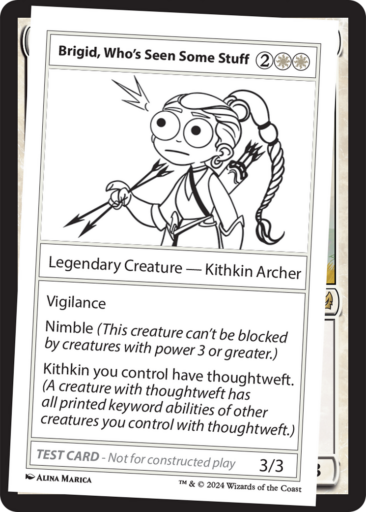 Brigid, Who's Seen Some Stuff [Mystery Booster 2 Playtest Cards] | Pegasus Games WI