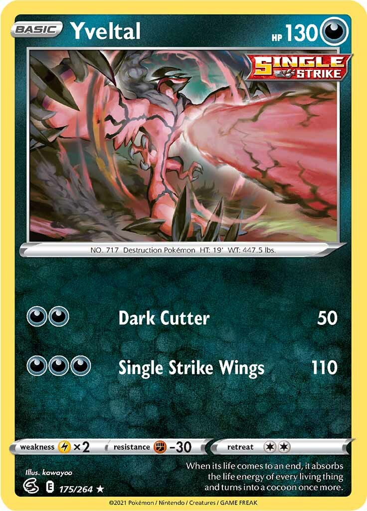 Yveltal (175/264) [Sword & Shield: Fusion Strike] | Pegasus Games WI