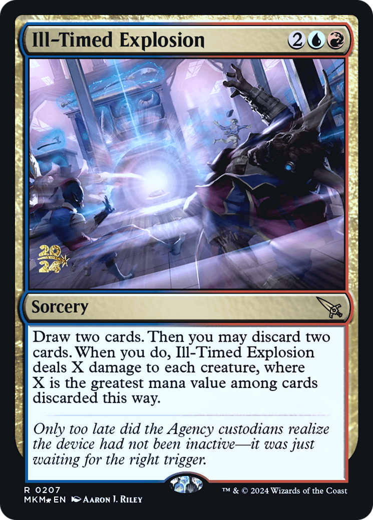 Ill-Timed Explosion [Murders at Karlov Manor Prerelease Promos] | Pegasus Games WI