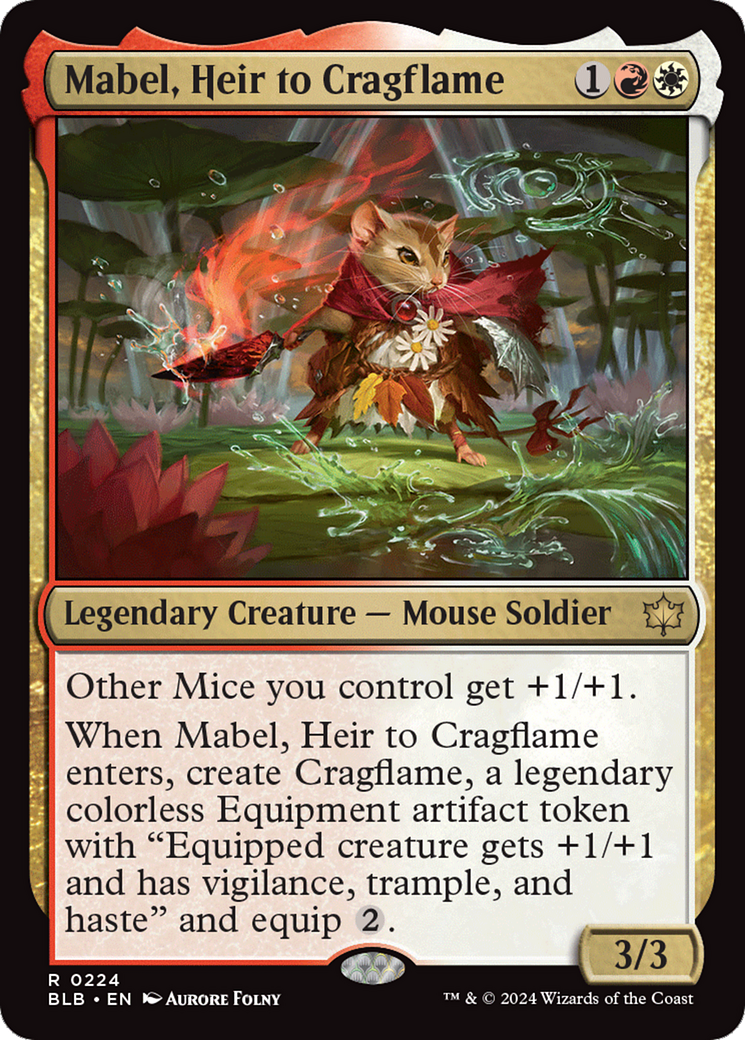 Mabel, Heir to Cragflame [Bloomburrow] | Pegasus Games WI