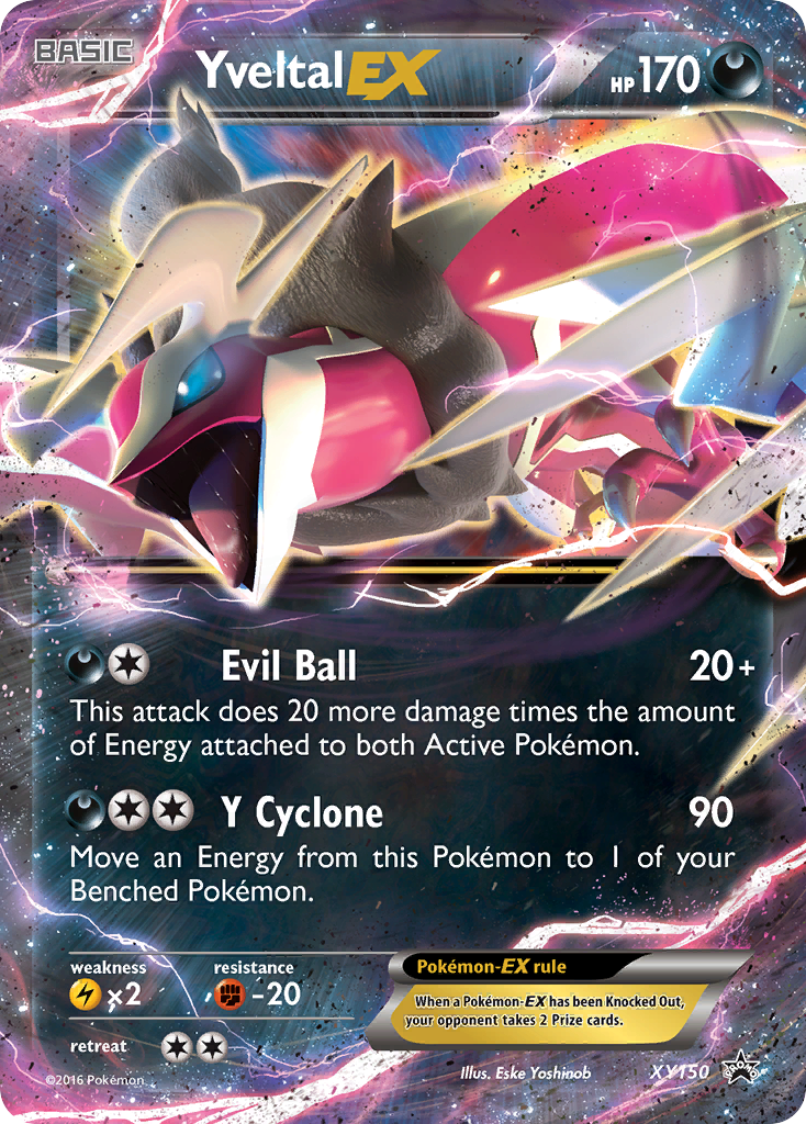 Yveltal EX (XY150) [XY: Black Star Promos] | Pegasus Games WI