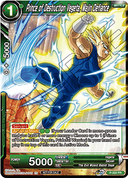 Prince of Destruction Vegeta, Majin Defiance (P-320) [Tournament Promotion Cards] | Pegasus Games WI