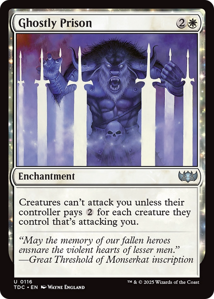 Ghostly Prison [Tarkir: Dragonstorm Commander] | Pegasus Games WI