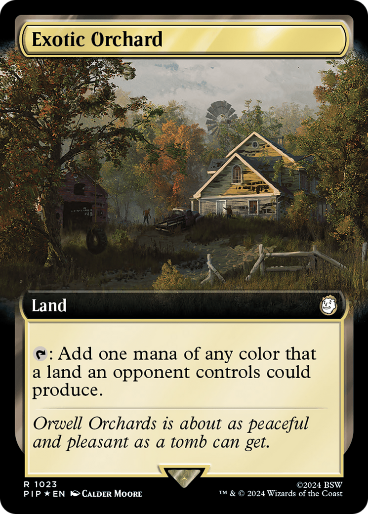 Exotic Orchard (Extended Art) (Surge Foil) [Fallout] | Pegasus Games WI