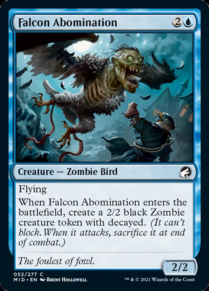 Falcon Abomination [Innistrad: Midnight Hunt] | Pegasus Games WI