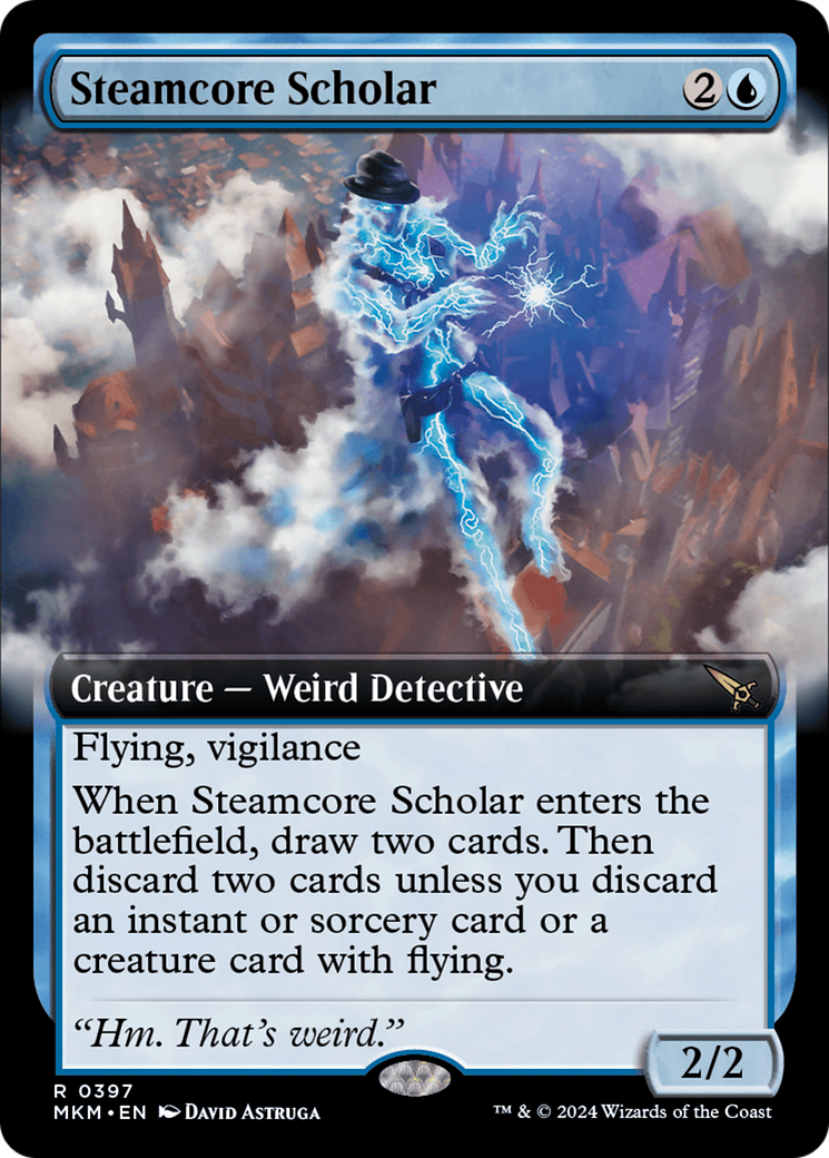 Steamcore Scholar (Extended Art) [Murders at Karlov Manor] | Pegasus Games WI