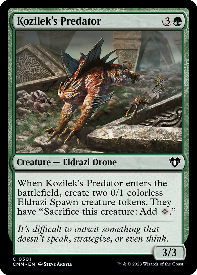Kozilek's Predator [Commander Masters] | Pegasus Games WI