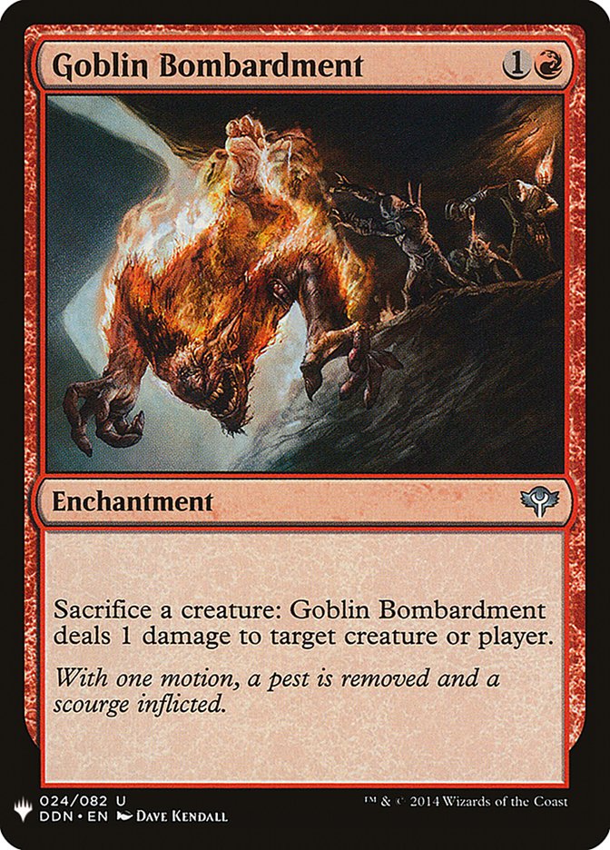 Goblin Bombardment [Mystery Booster] | Pegasus Games WI
