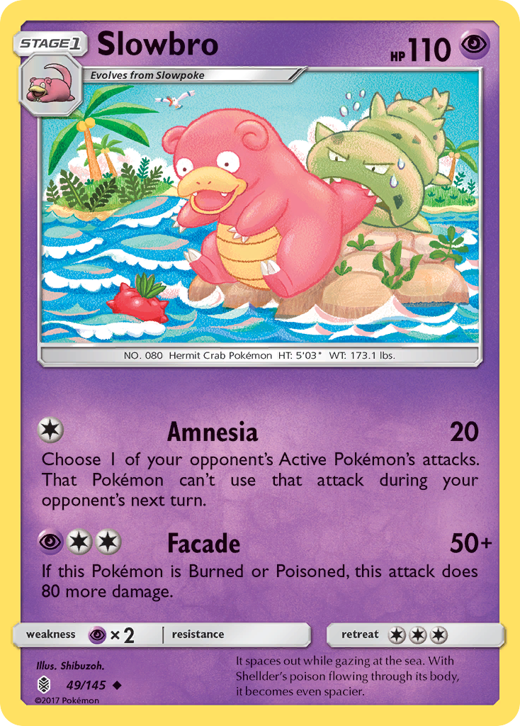 Slowbro (49/145) [Sun & Moon: Guardians Rising] | Pegasus Games WI