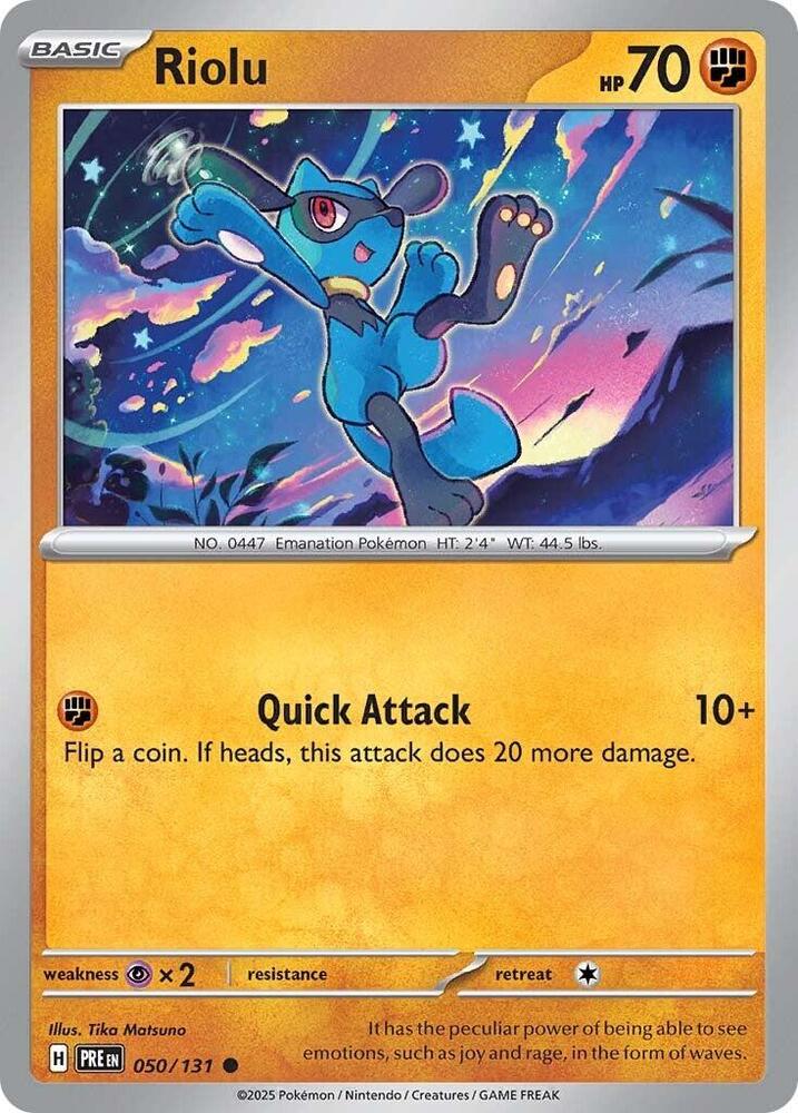 Riolu (050/131) [Scarlet & Violet: Prismatic Evolutions] | Pegasus Games WI