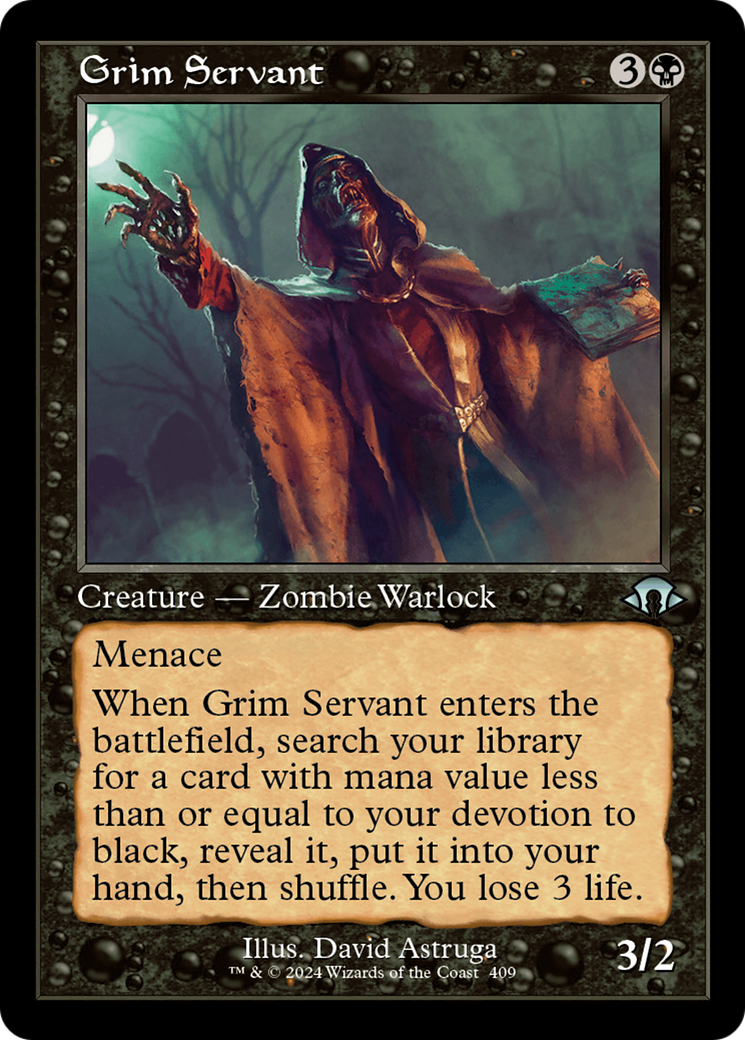 Grim Servant (Retro) [Modern Horizons 3] | Pegasus Games WI