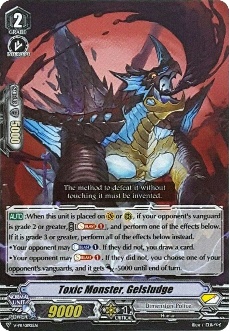 Toxic Monster, Gelsludge (V-PR/0192EN) [V Promo Cards] | Pegasus Games WI