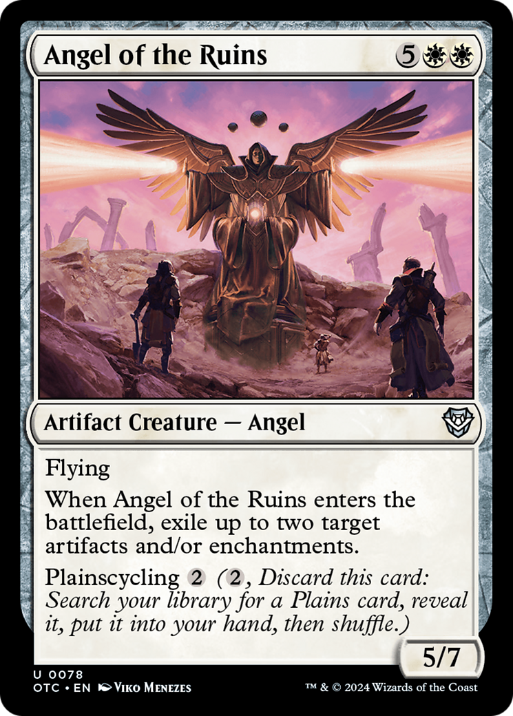 Angel of the Ruins [Outlaws of Thunder Junction Commander] | Pegasus Games WI