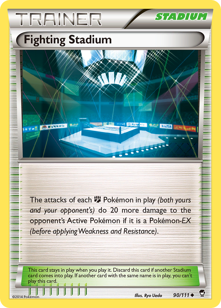 Fighting Stadium (90/111) [XY: Furious Fists] | Pegasus Games WI