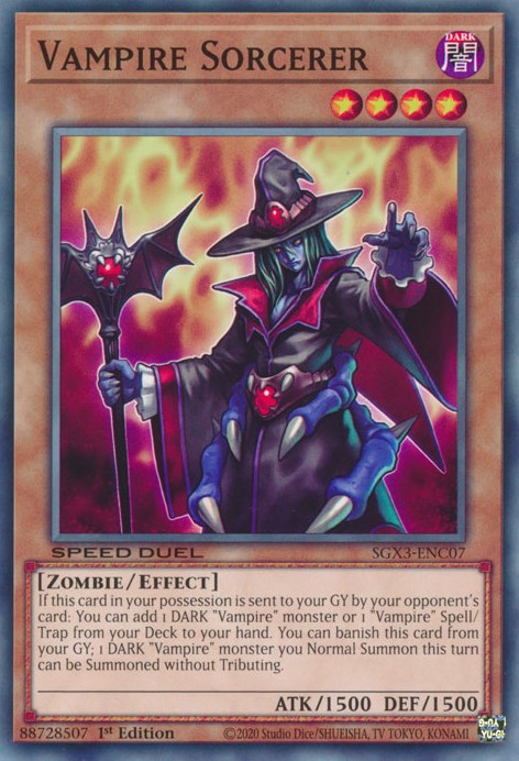 Vampire Sorcerer [SGX3-ENC07] Common | Pegasus Games WI