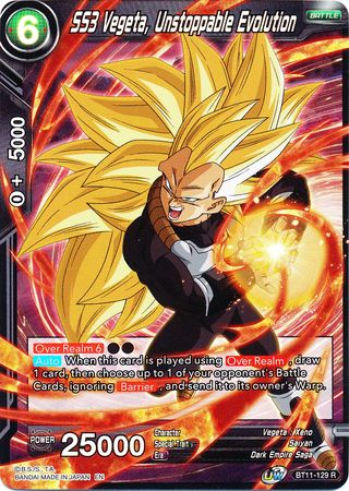 SS3 Vegeta, Unstoppable Evolution (BT11-129) [Vermilion Bloodline 2nd Edition] | Pegasus Games WI