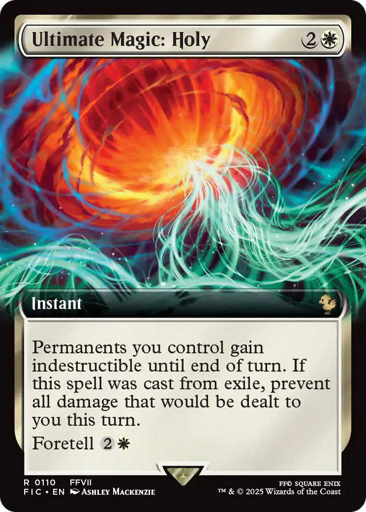 Ultimate Magic: Holy (Extended Art) [FINAL FANTASY Commander] | Pegasus Games WI