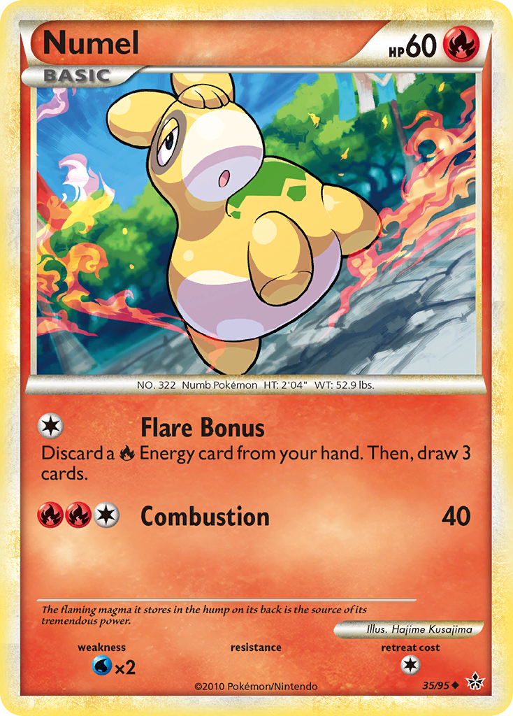 Numel (35/95) [HeartGold & SoulSilver: Unleashed] | Pegasus Games WI