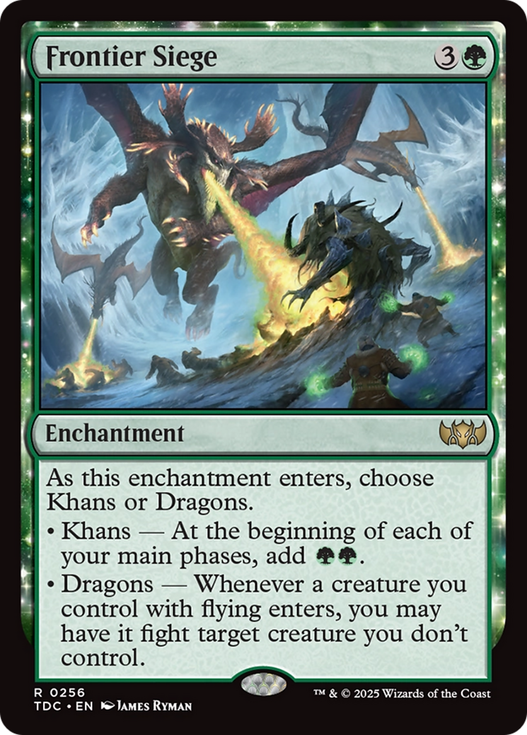Frontier Siege [Tarkir: Dragonstorm Commander] | Pegasus Games WI