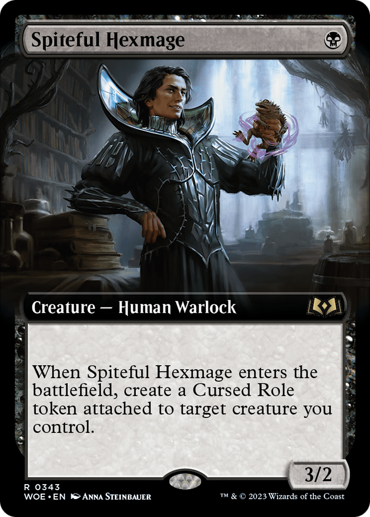 Spiteful Hexmage (Extended Art) [Wilds of Eldraine] | Pegasus Games WI