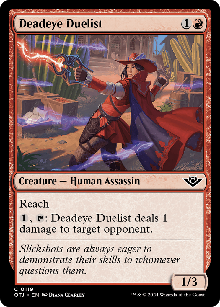 Deadeye Duelist [Outlaws of Thunder Junction] | Pegasus Games WI