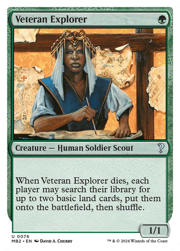 Veteran Explorer (White Border) [Mystery Booster 2] | Pegasus Games WI